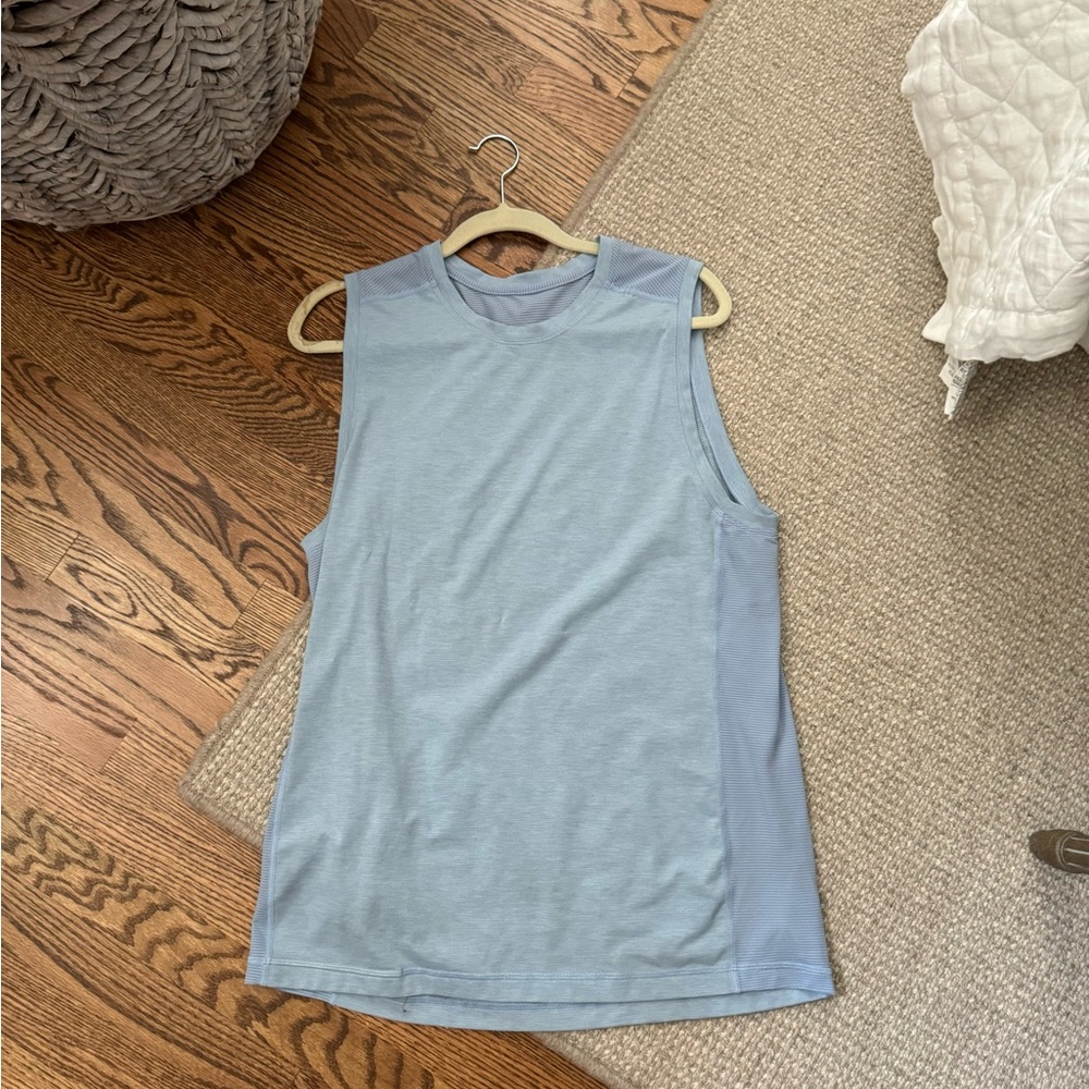 Lululemon Men’s Light Blue Tank Top